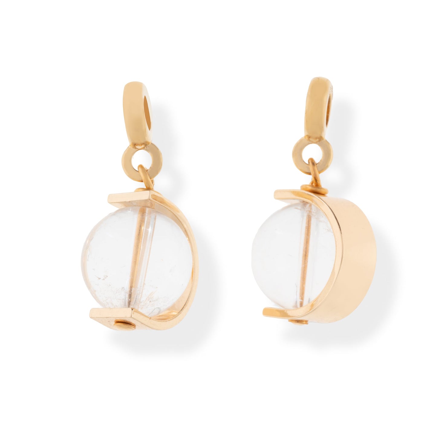 Clear Quartz Halo Charm - Le Serey