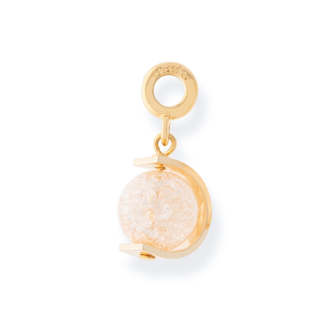Load image into Gallery viewer, Cracked Quartz Halo Charm - Le Serey
