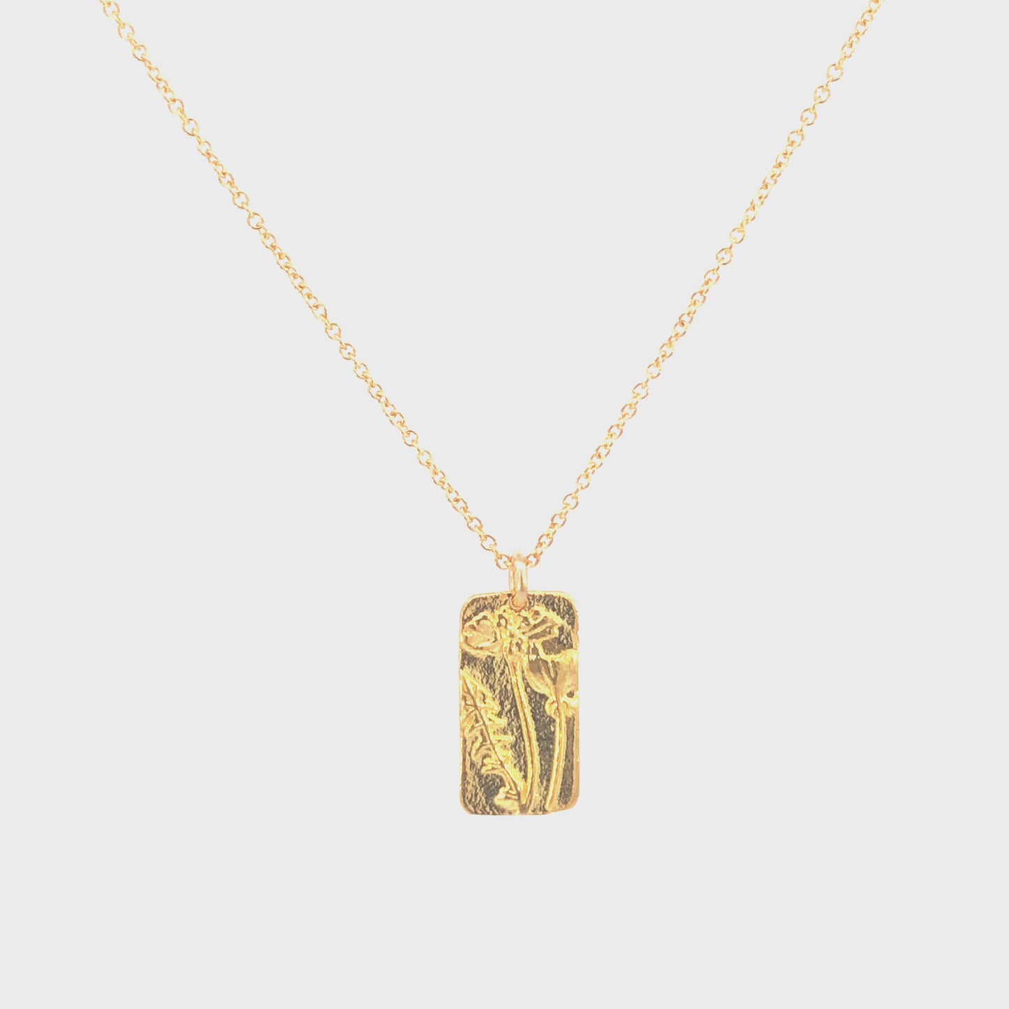 Load and play video in Gallery viewer, Wildflower Pendant Necklace
