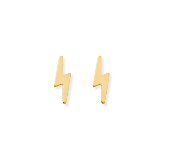 Load image into Gallery viewer, Lightning Bolt Stud Earrings - Le Serey
