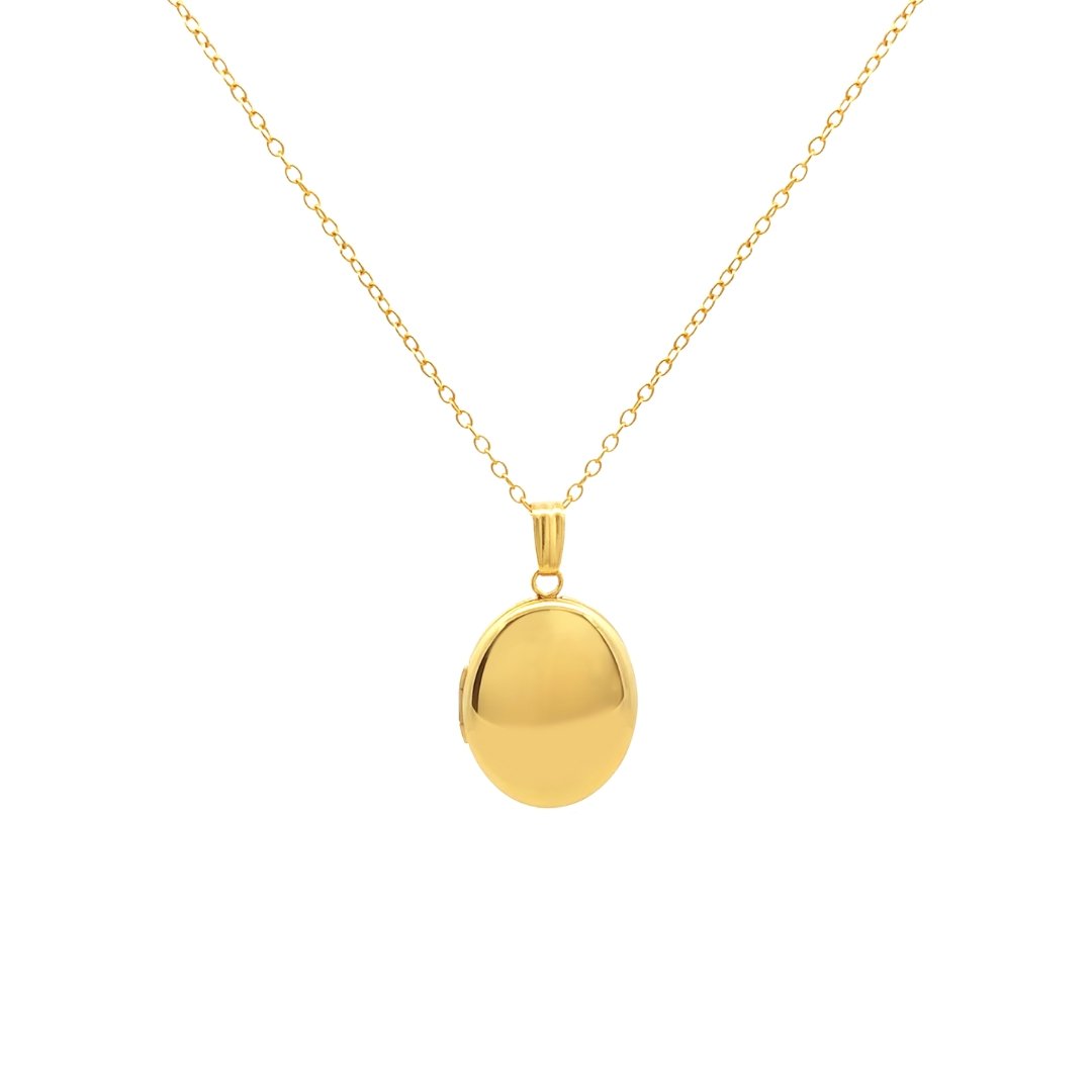 Load image into Gallery viewer, Oval Locket Necklace - Le Serey

