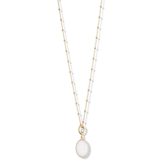 Reversible Mother of Pearl Necklace - Le Serey