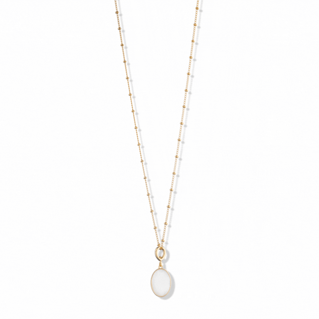 Reversible Mother of Pearl Necklace - Le Serey