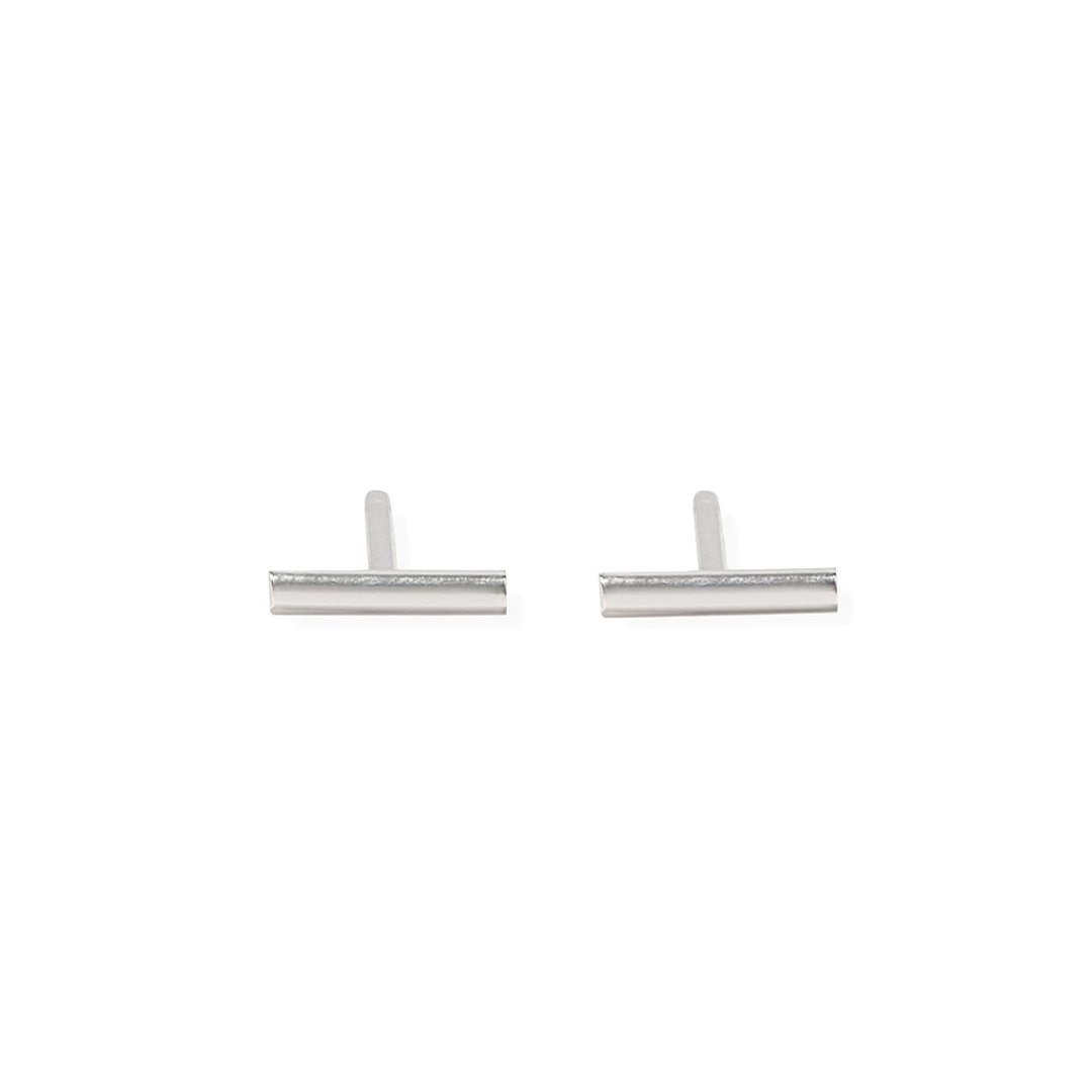 Sterling Silver Long Bar Stud Earrings – Purdeys Jewellers