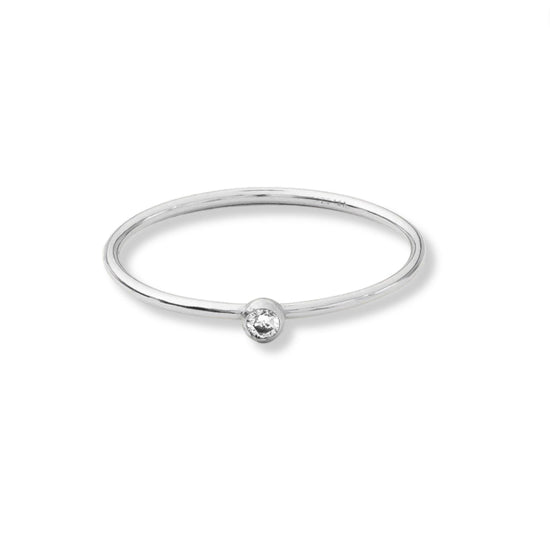 Solitaire Stacking Ring - Le Serey