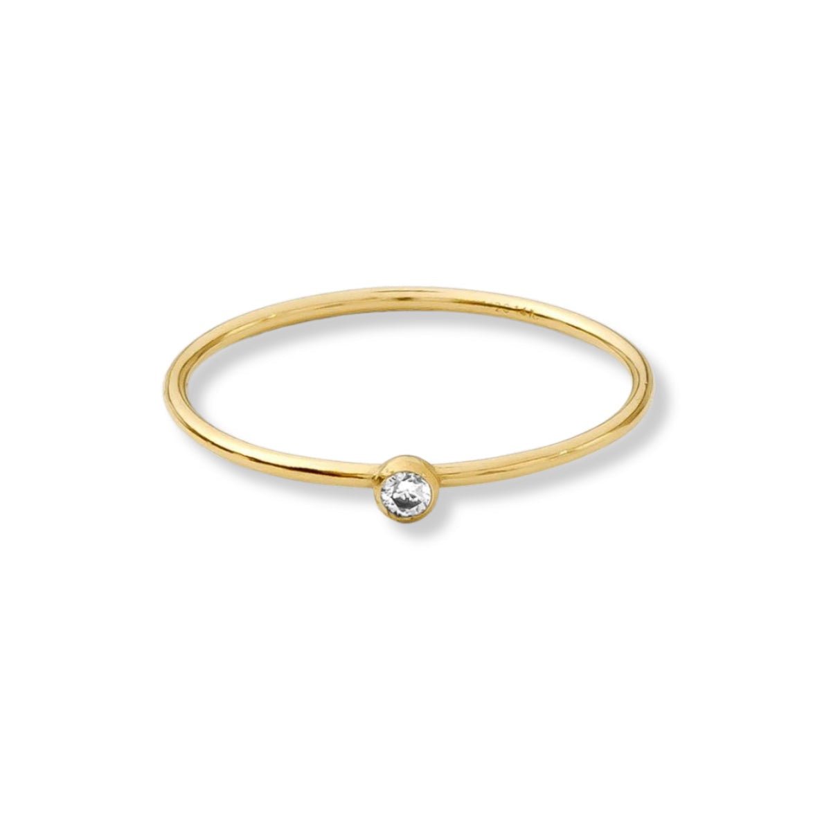 Solitaire Stacking Ring - Le Serey