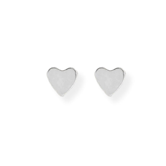 Load image into Gallery viewer, Tiny Heart Stud Earrings - Le Serey
