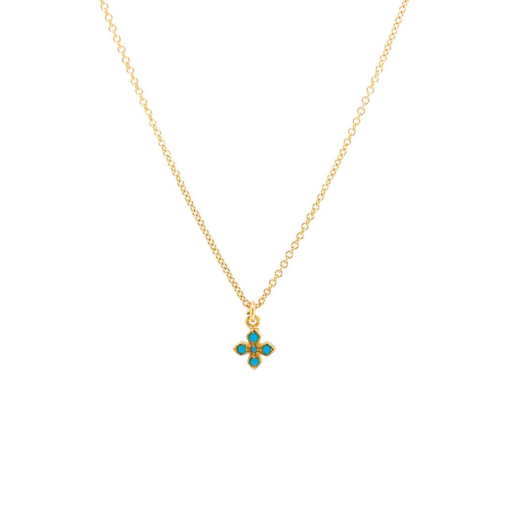 The Small cheapest Everyday Turquoise Pendant/CJP17